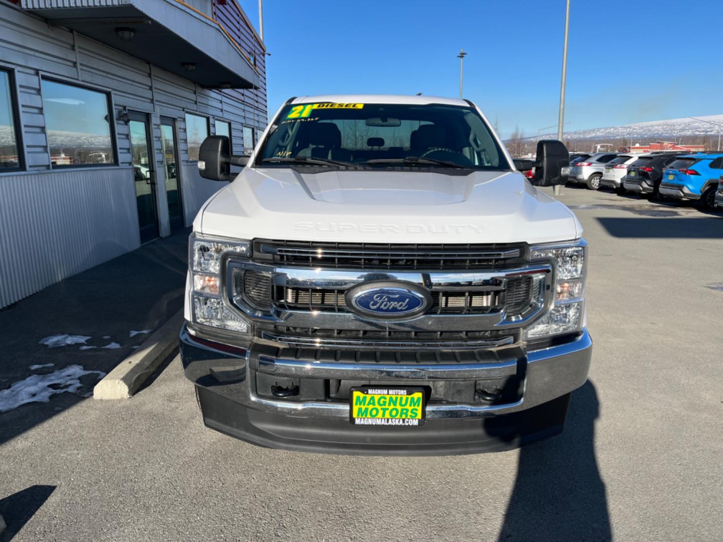 2021 White /Black Ford F-250 SD (1FT7W2BT1ME) , located at 1960 Industrial Drive, Wasilla, 99654, (907) 274-2277, 61.573475, -149.400146 - Photo#6